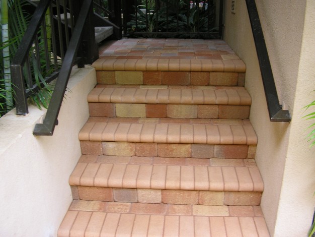Pavers are non-slip and durable